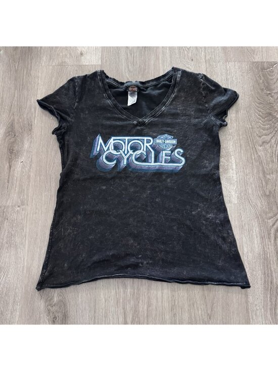 Harley-Davidson Tops - Harley-Davidson Shirt Women's Size Medium Black Motor Cicles Adrenaline